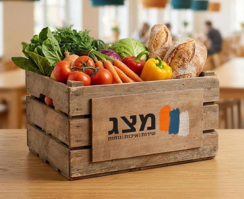 ארגז אספקה ממותג של מ.צ.ג
